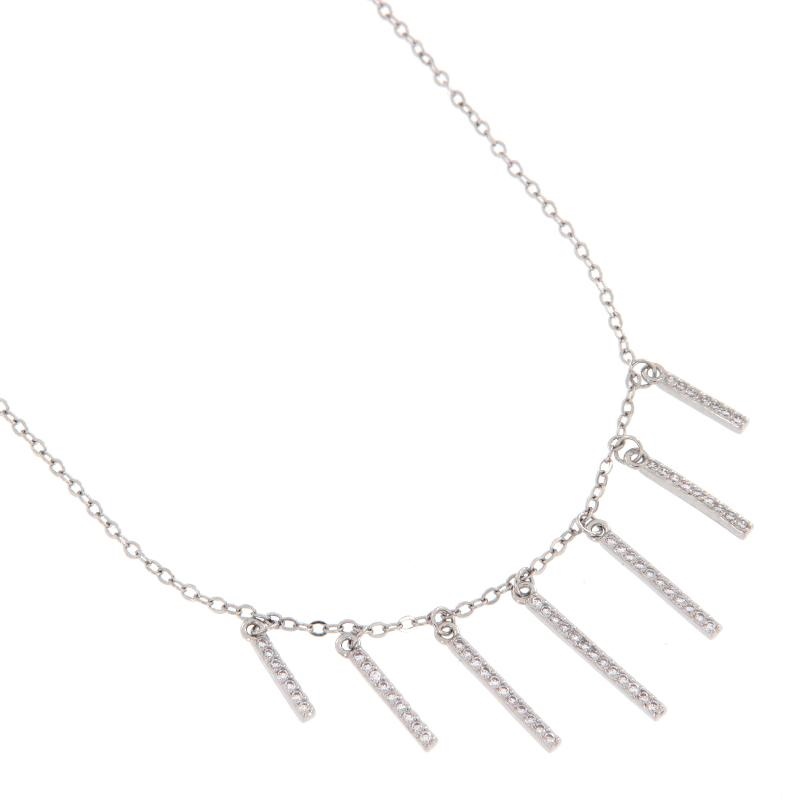 COLLIER ARGENTO ZIRCONE