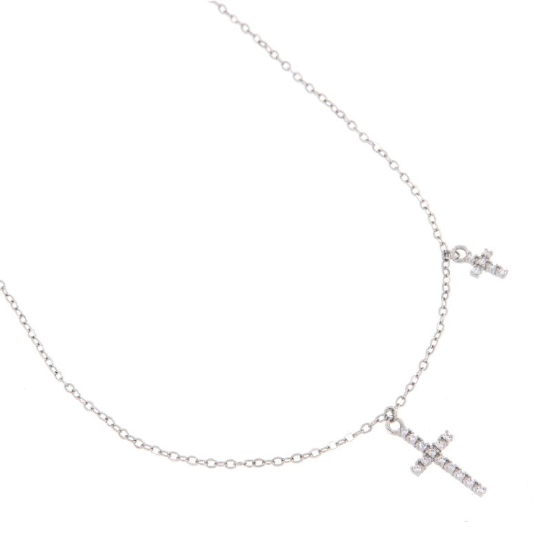 COLLIER ARGENTO ZIRCONE