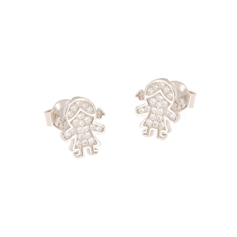 ORECCHINO ARGENTO ZIRCONE 3PZ