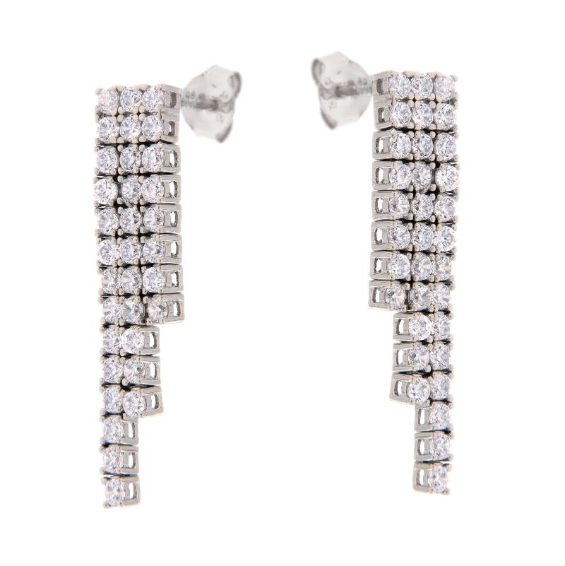ORECCHINO ARGENTO ZIRCONE