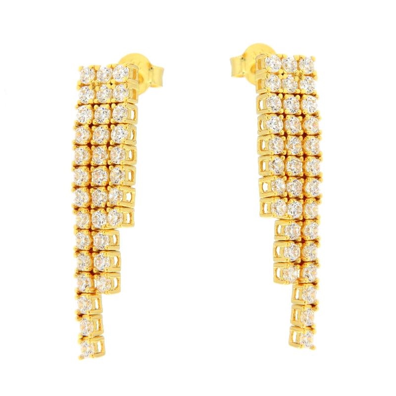 ORECCHINO ARGENTO ZIRCONE