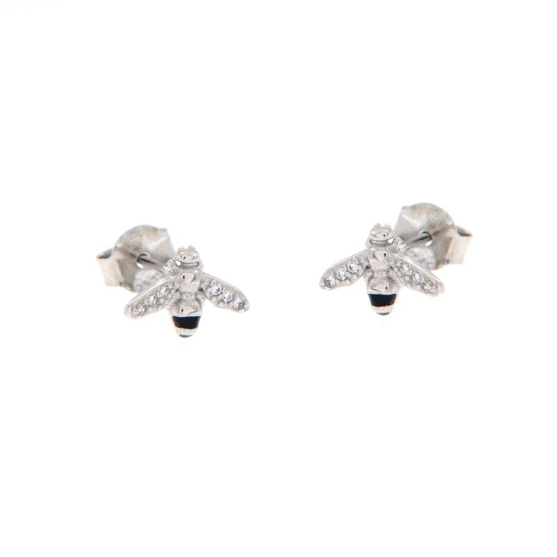 ORECCHINO ARGENTO ZIRCONE 3PZ