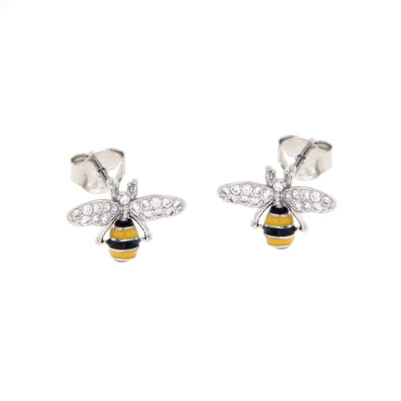 ORECCHINO ARGENTO ZIRCONE 3PZ