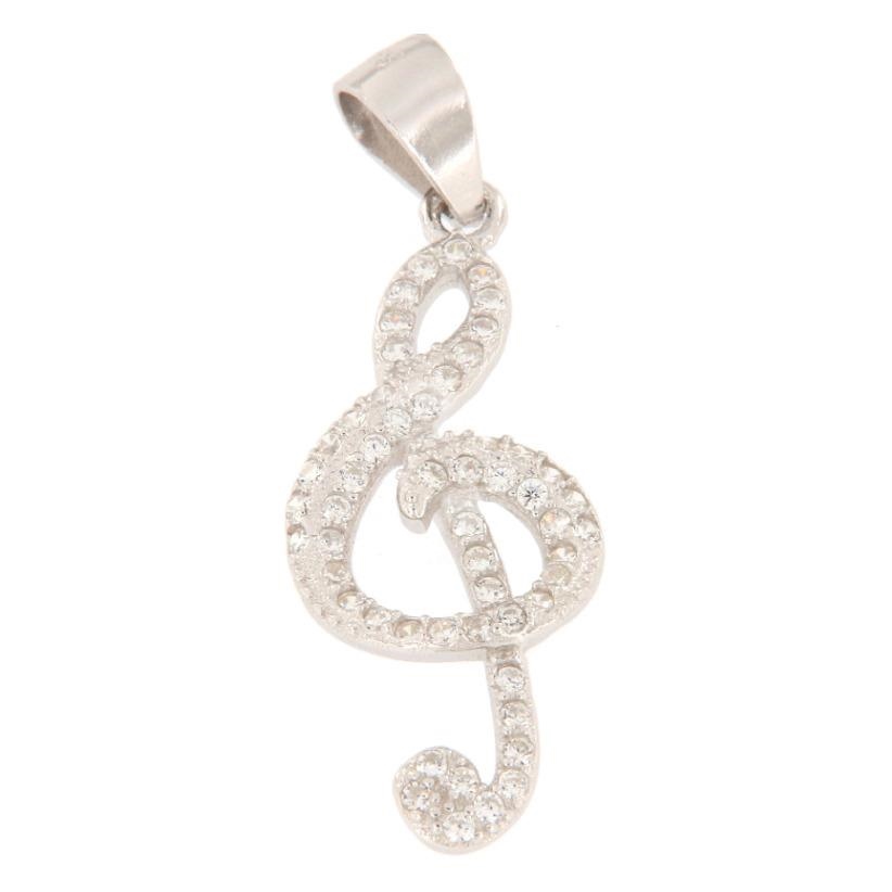 CIONDOLO ARGENTO ZIRCONE