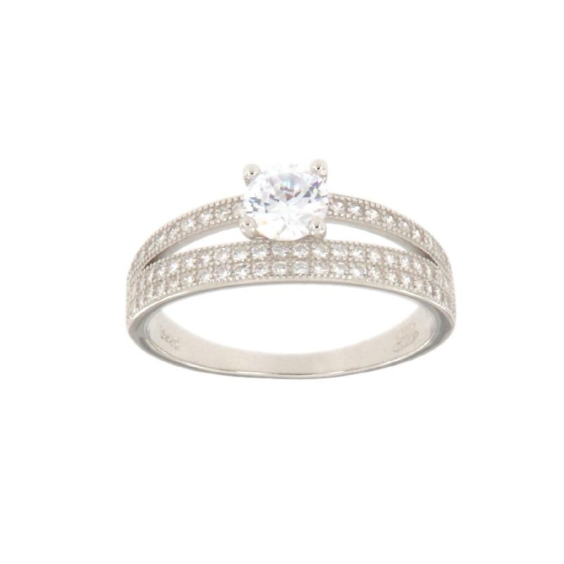 ANELLO ARGENTO ZIRCONE