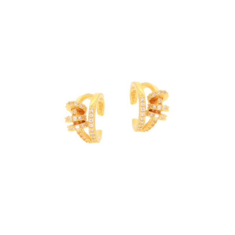 EAR CUFF ARGENTO ZIRCONE