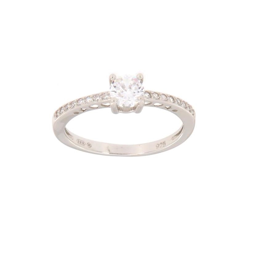 ANELLO ARGENTO ZIRCONE (F) (R)