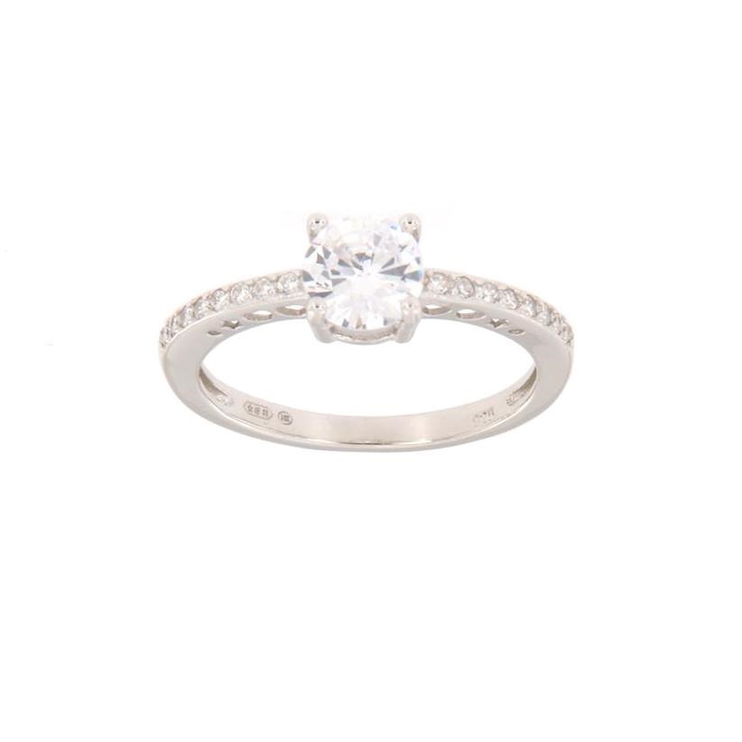 ANELLO ARGENTO ZIRCONE (F) (R)