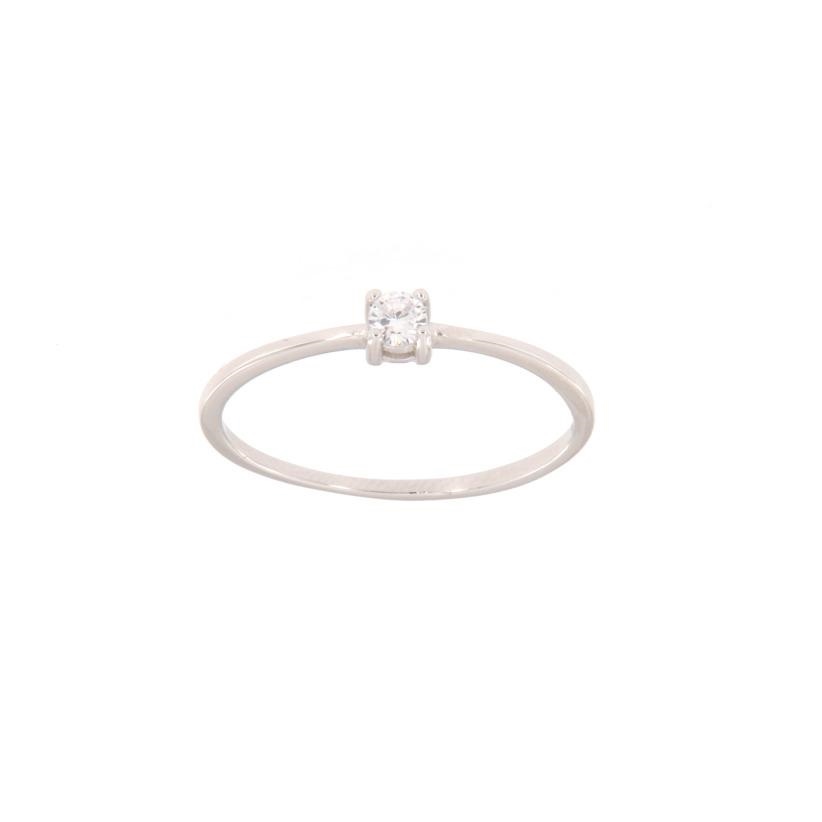 ANELLO ARGENTO ZIRCONE (F) (R)