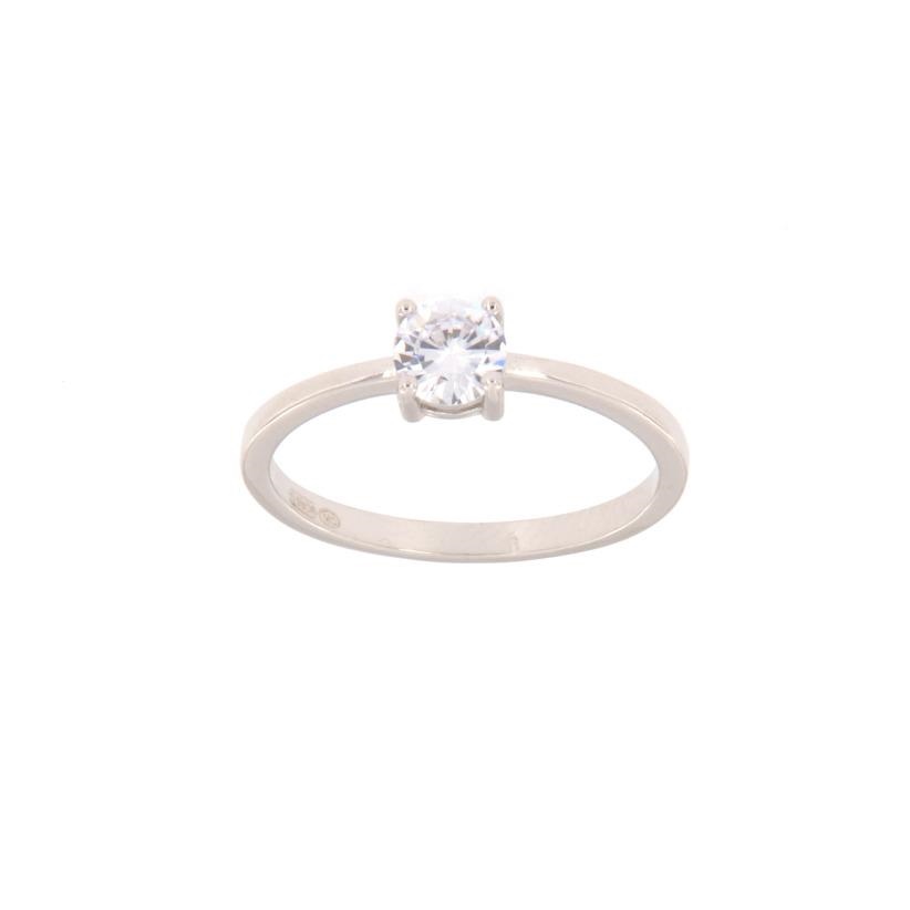 ANELLO ARGENTO ZIRCONE (F) (R)