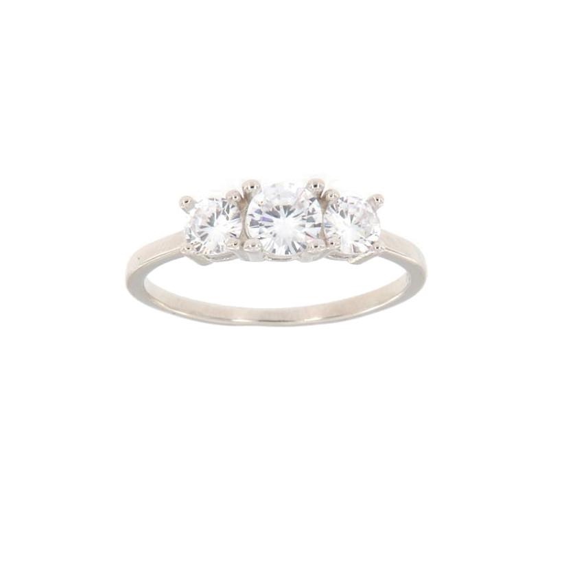 ANELLO ARGENTO ZIRCONE (F) (R)