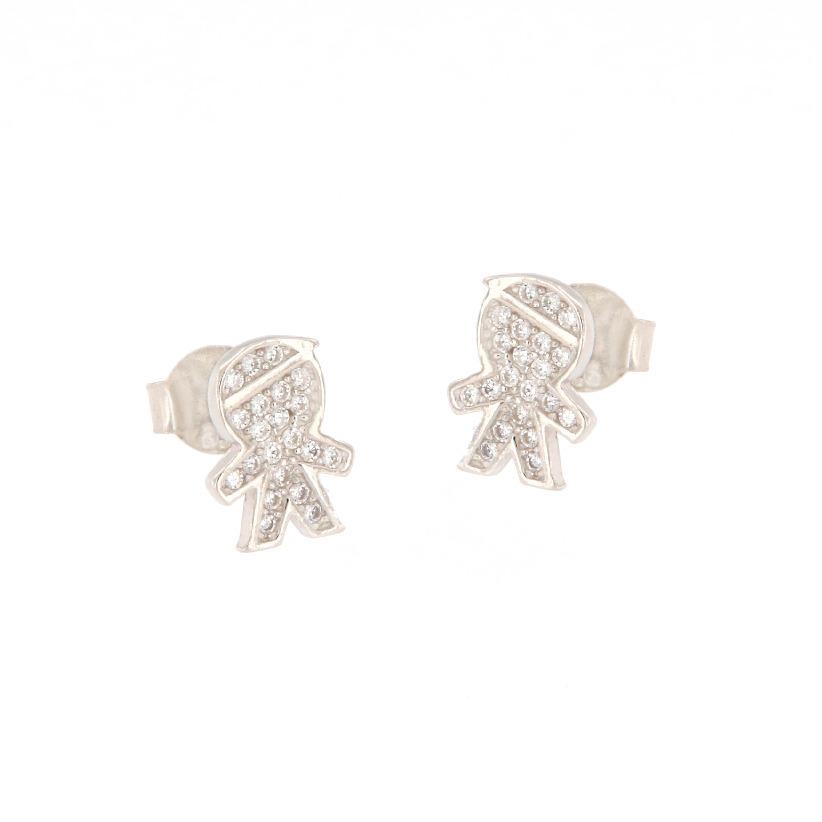 ORECCHINO ARGENTO ZIRCONE 3PZ