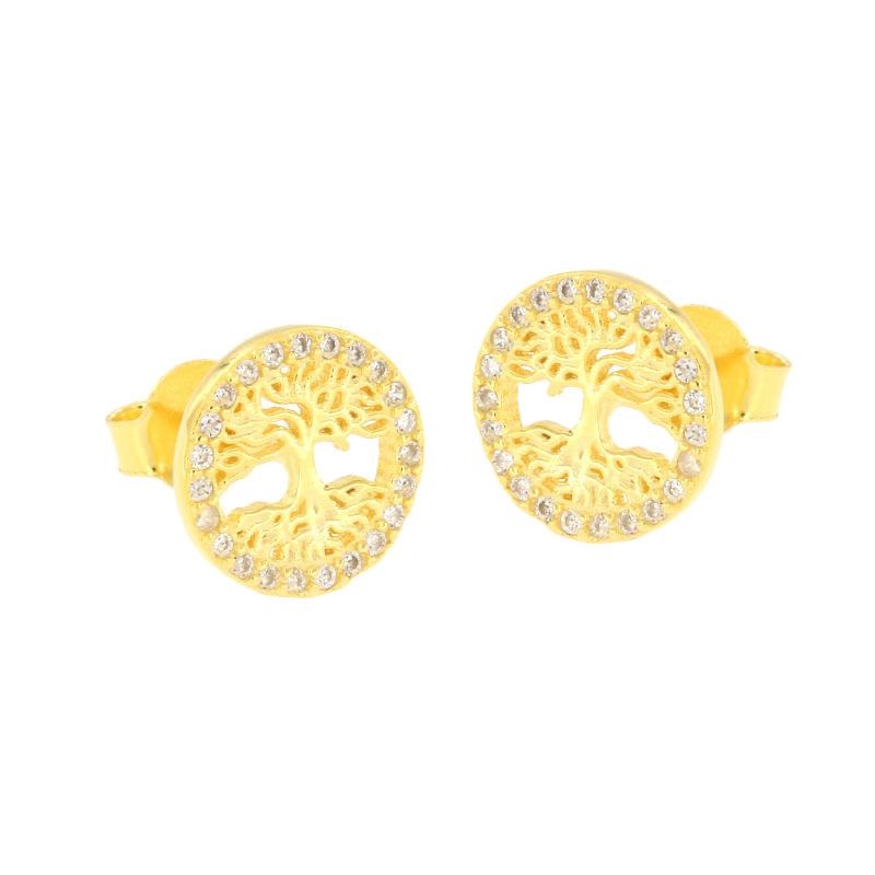 ORECCHINO ARGENTO ZIRCONE 3PZ