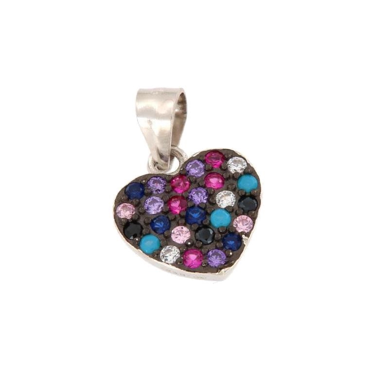 CIONDOLO ARGENTO ZIRCONE