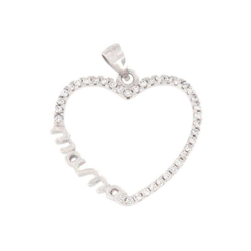 CIONDOLO ARGENTO ZIRCONE