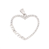 CIONDOLO ARGENTO ZIRCONE