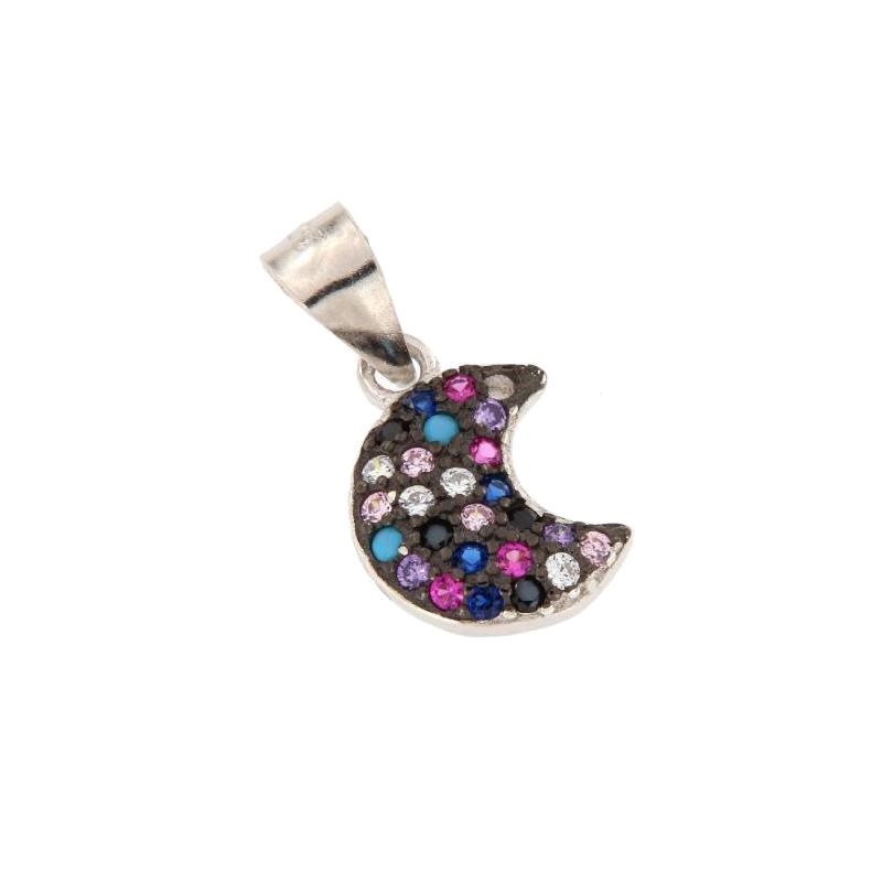 CIONDOLO ARGENTO ZIRCONE
