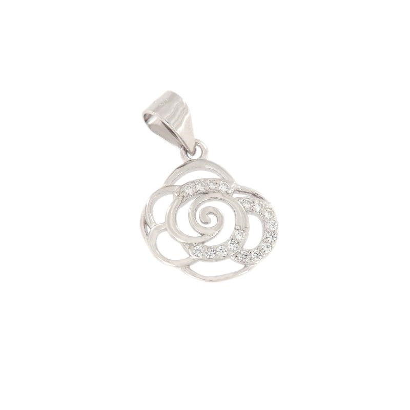 CIONDOLO ARGENTO ZIRCONE