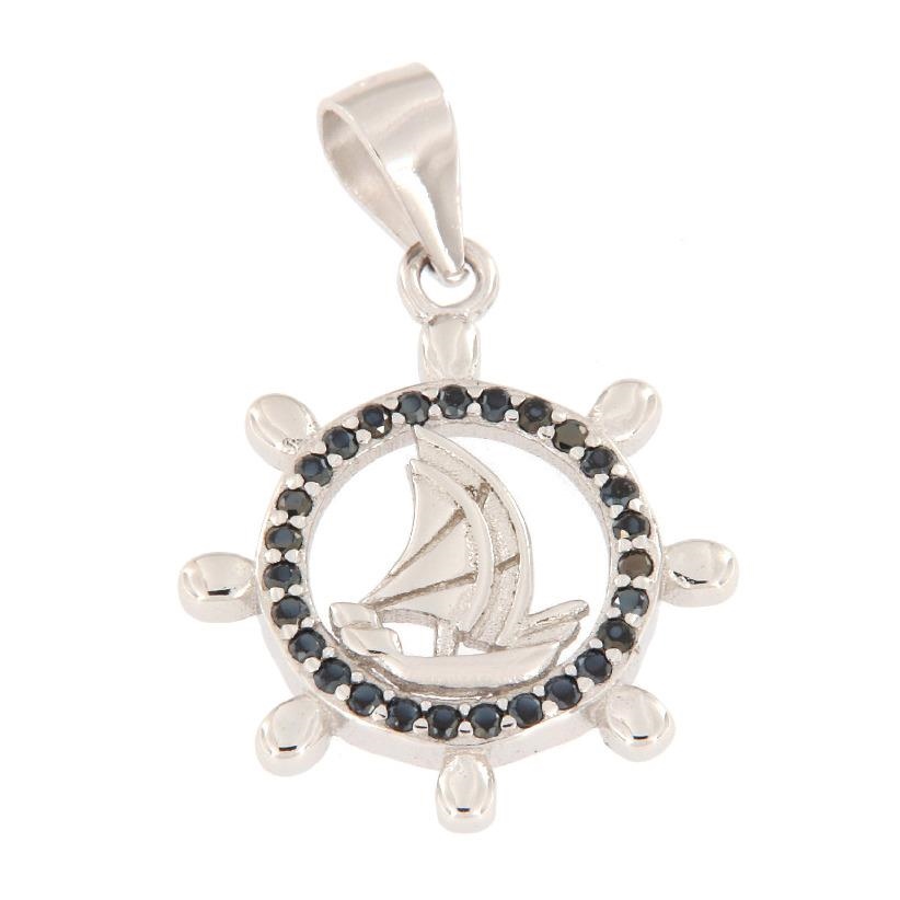 CIONDOLO ARGENTO ZIRCONE