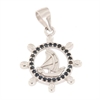 CIONDOLO ARGENTO ZIRCONE