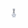 CIONDOLO ARGENTO ZIRCONE
