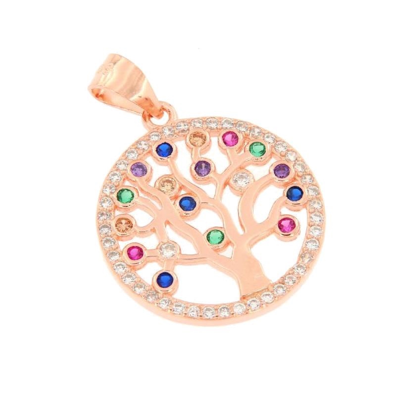 CIONDOLO ARGENTO ZIRCONE