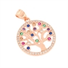 CIONDOLO ARGENTO ZIRCONE