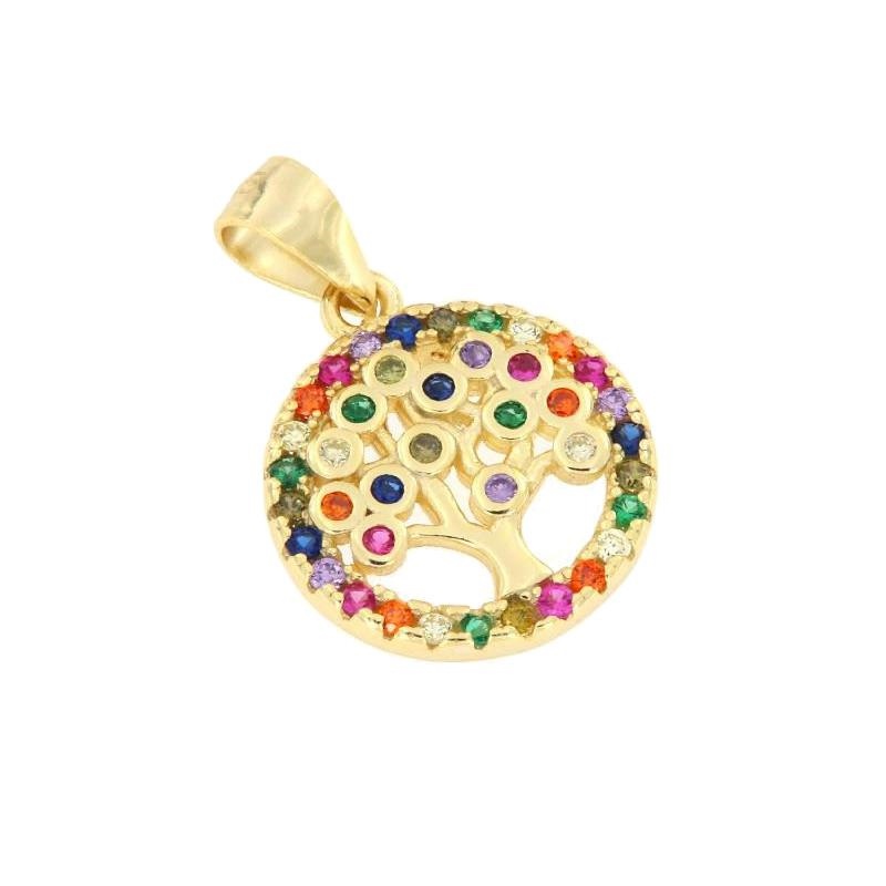 CIONDOLO ARGENTO ZIRCONE