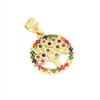 CIONDOLO ARGENTO ZIRCONE