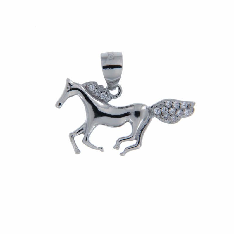 CIONDOLO ARGENTO ZIRCONE