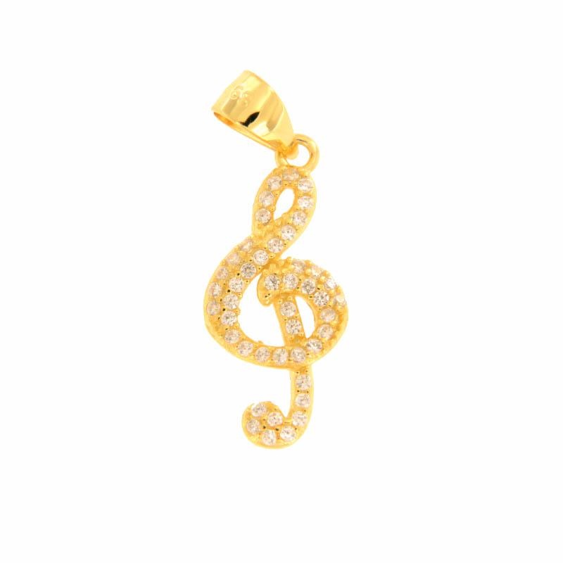 CIONDOLO ARGENTO ZIRCONE