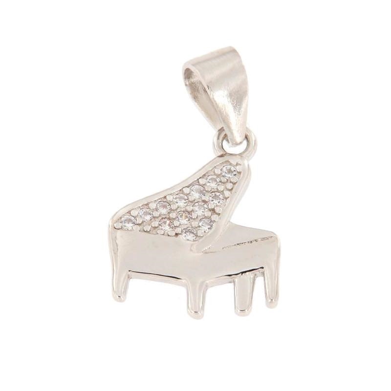 CIONDOLO ARGENTO ZIRCONE