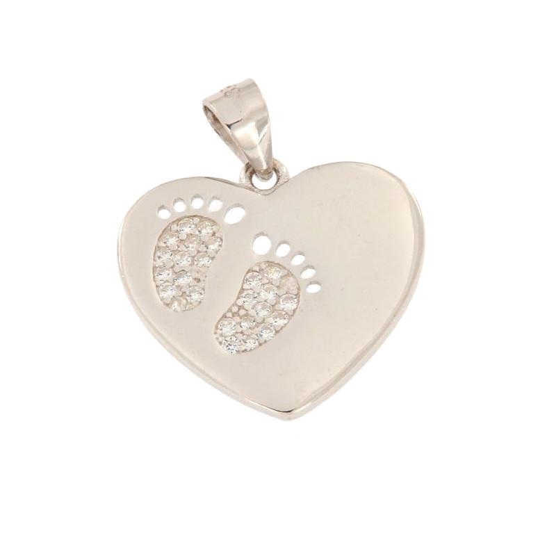 CIONDOLO ARGENTO ZIRCONE