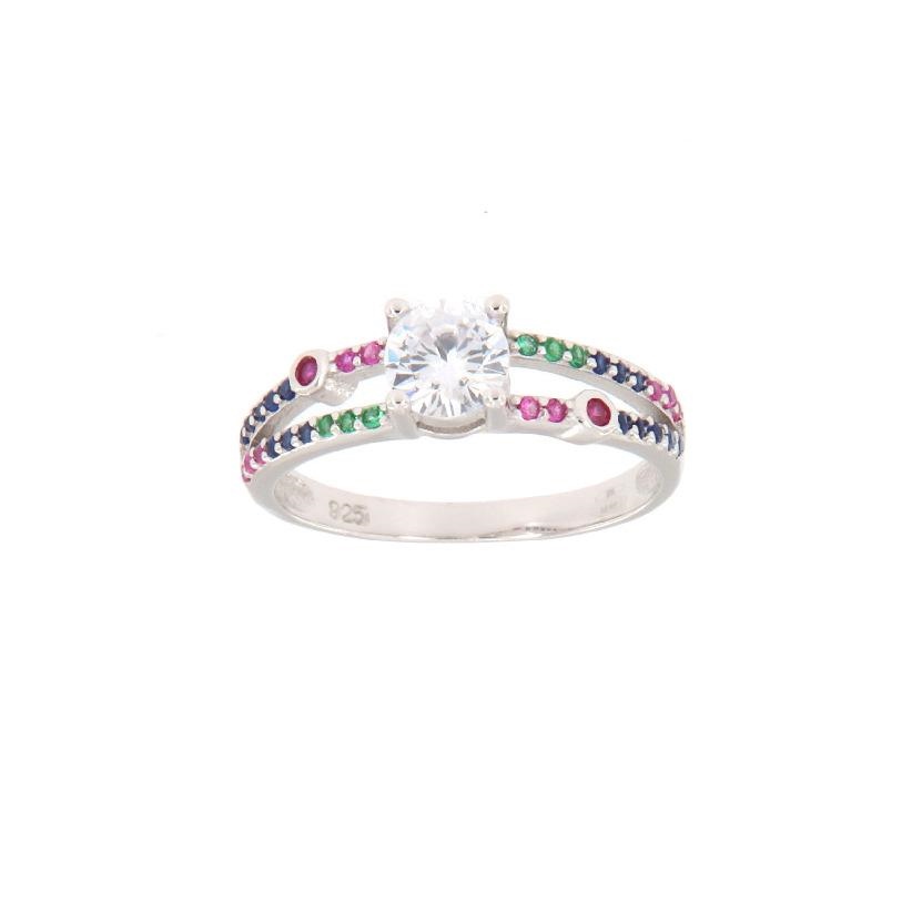 ANELLO ARGENTO ZIRCONE