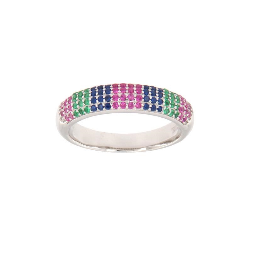 ANELLO ARGENTO ZIRCONE