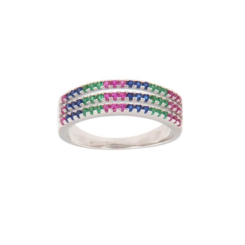 ANELLO ARGENTO ZIRCONE