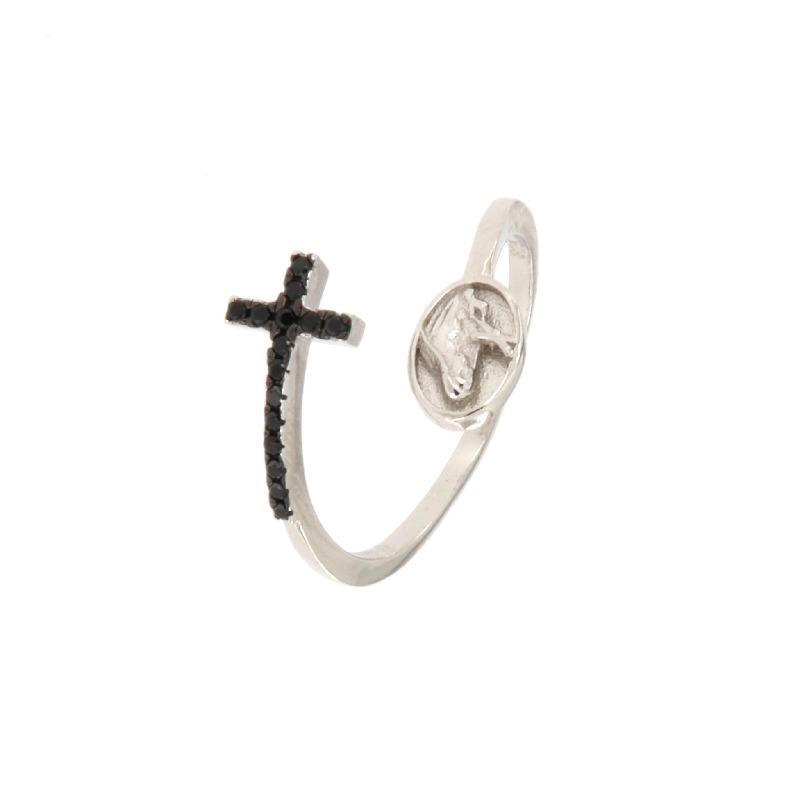 ANELLO ARGENTO ZIRCONE (F) (R)