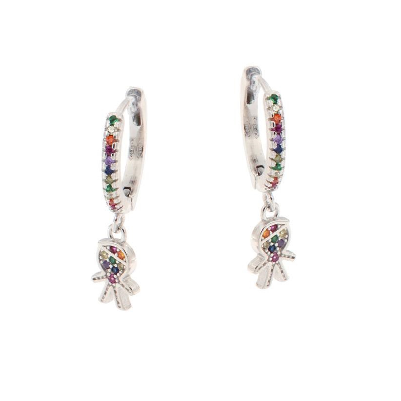 ORECCHINO ARGENTO ZIRCONE