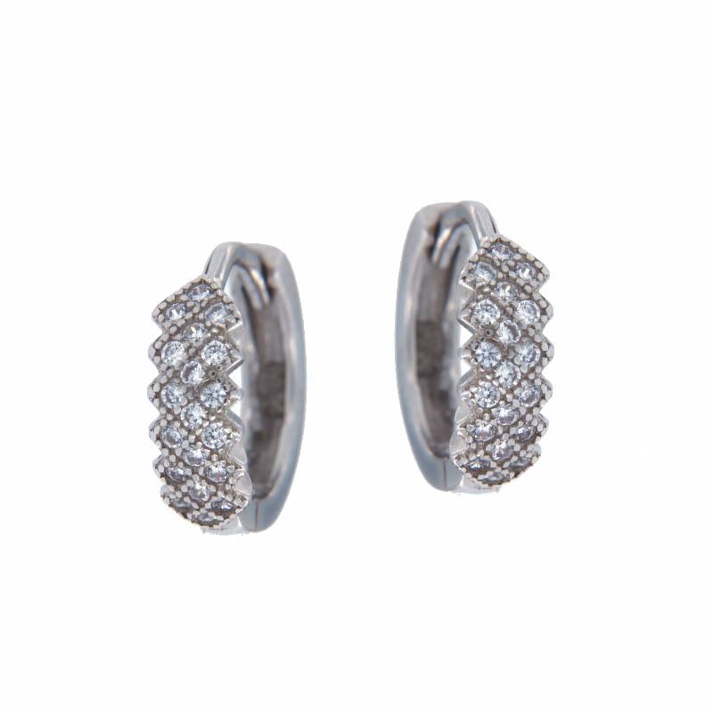 ORECCHINO ARGENTO ZIRCONE