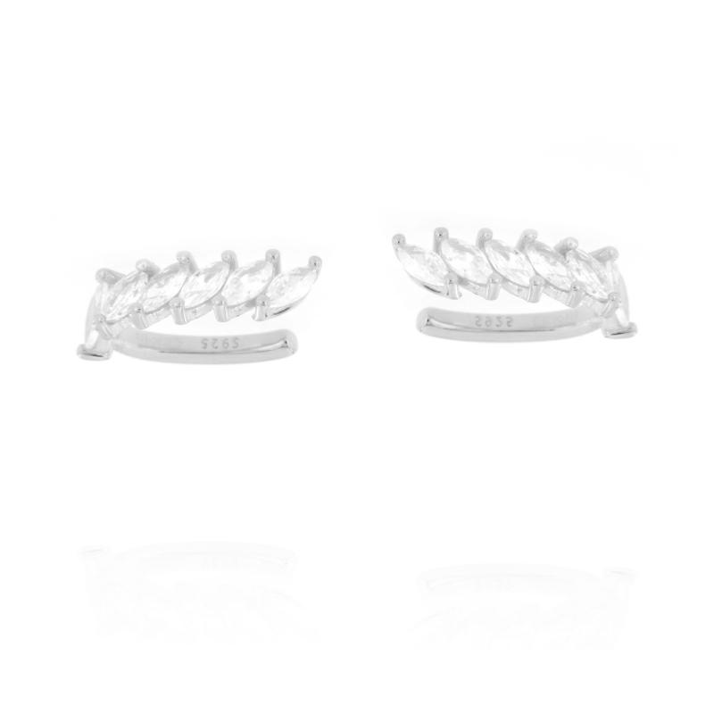 EAR CUFF ARGENTO ZIRCONE
