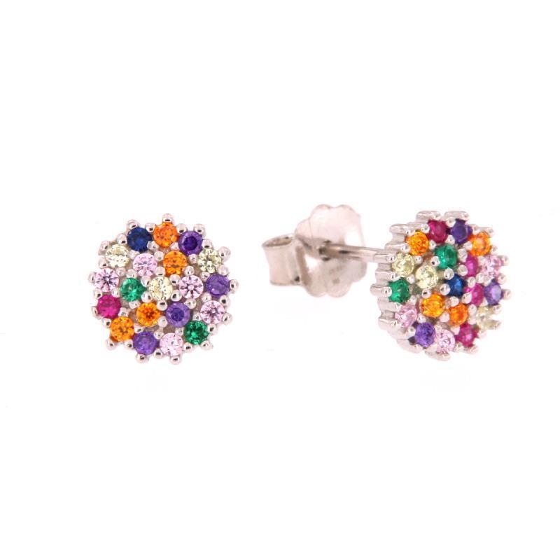 ORECCHINO ARGENTO ZIRCONE 3PZ