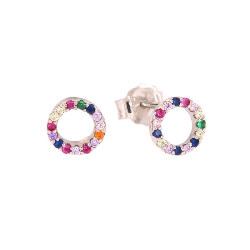 ORECCHINO ARGENTO ZIRCONE 3PZ