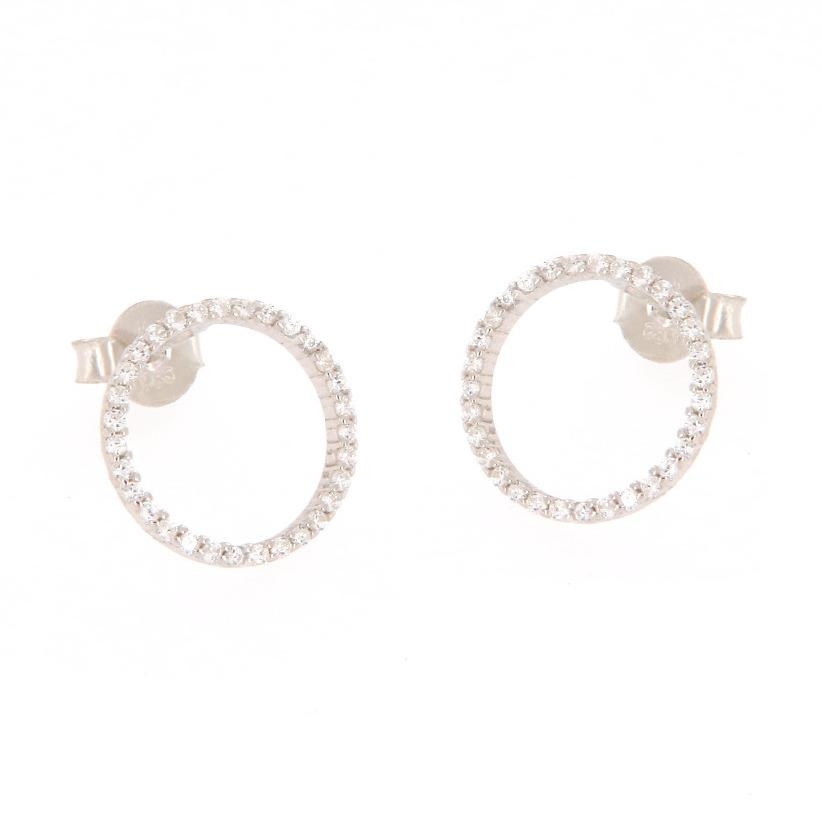 ORECCHINO ARGENTO ZIRCONE 3PZ