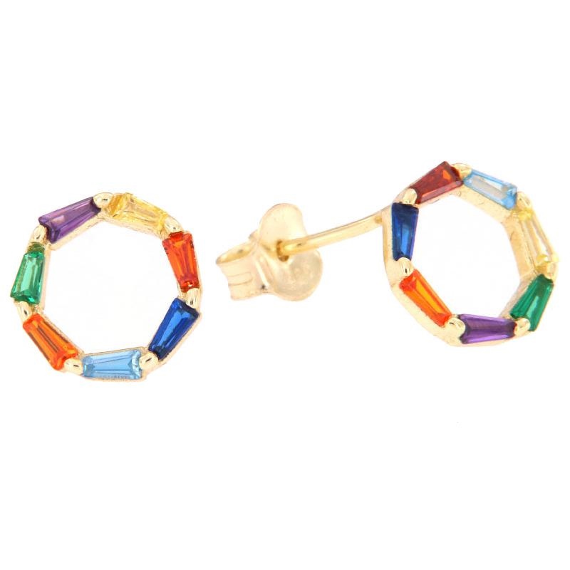 ORECCHINO ARGENTO ZIRCONE 3PZ