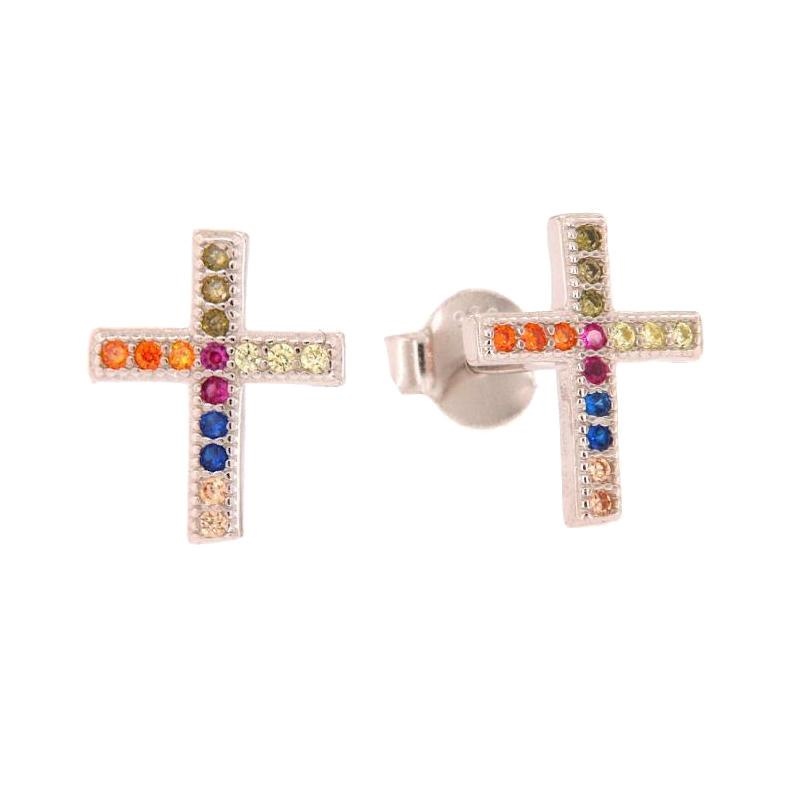 ORECCHINO ARGENTO ZIRCONE 3PZ
