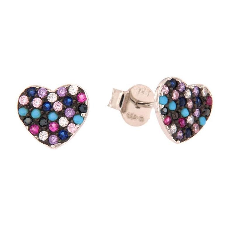 ORECCHINO ARGENTO ZIRCONE 3PZ
