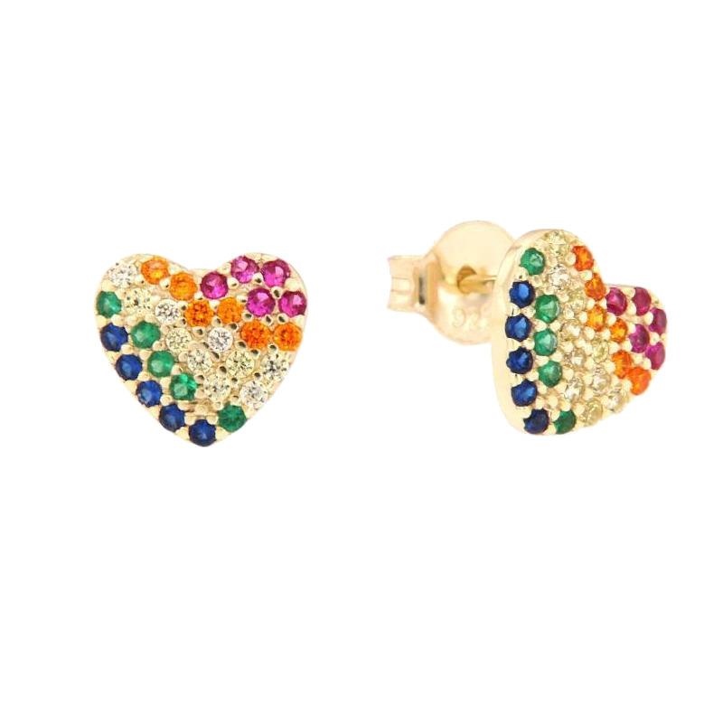 ORECCHINO ARGENTO ZIRCONE 3PZ