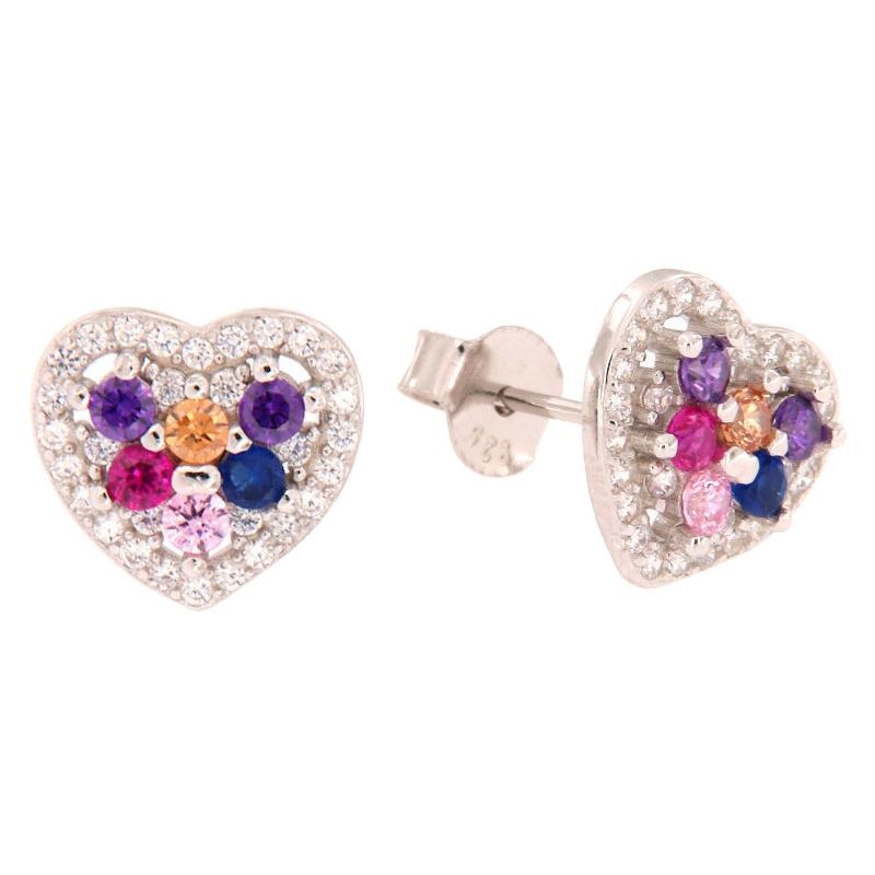 ORECCHINO ARGENTO ZIRCONE 3PZ