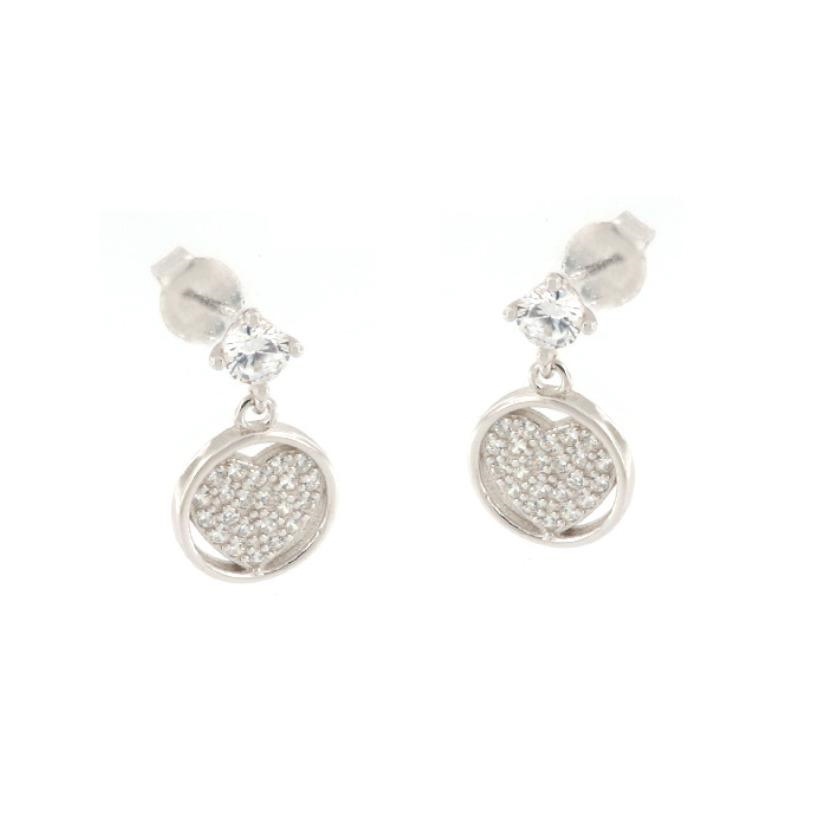 ORECCHINO ARGENTO ZIRCONE 3PZ