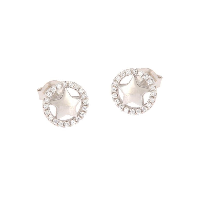 ORECCHINO ARGENTO ZIRCONE 3PZ